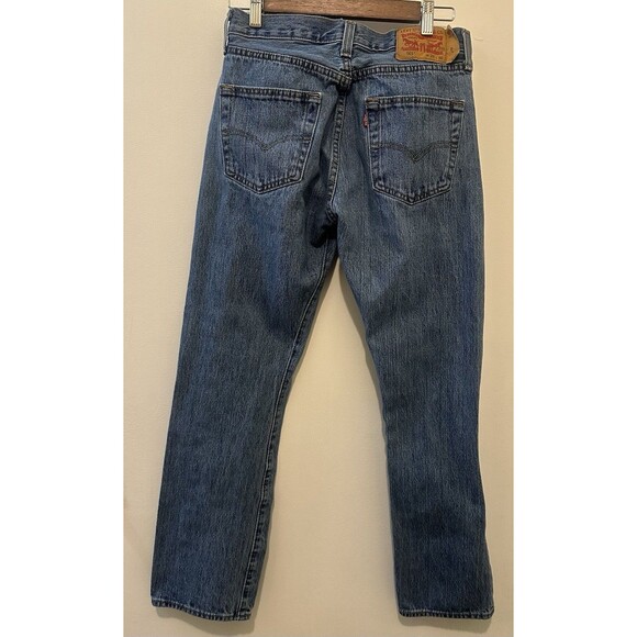 Levis 501 XX Jeans Men's 29 X 30 Blue Straight Leg Button Fly Denim - Picture 2 of 9